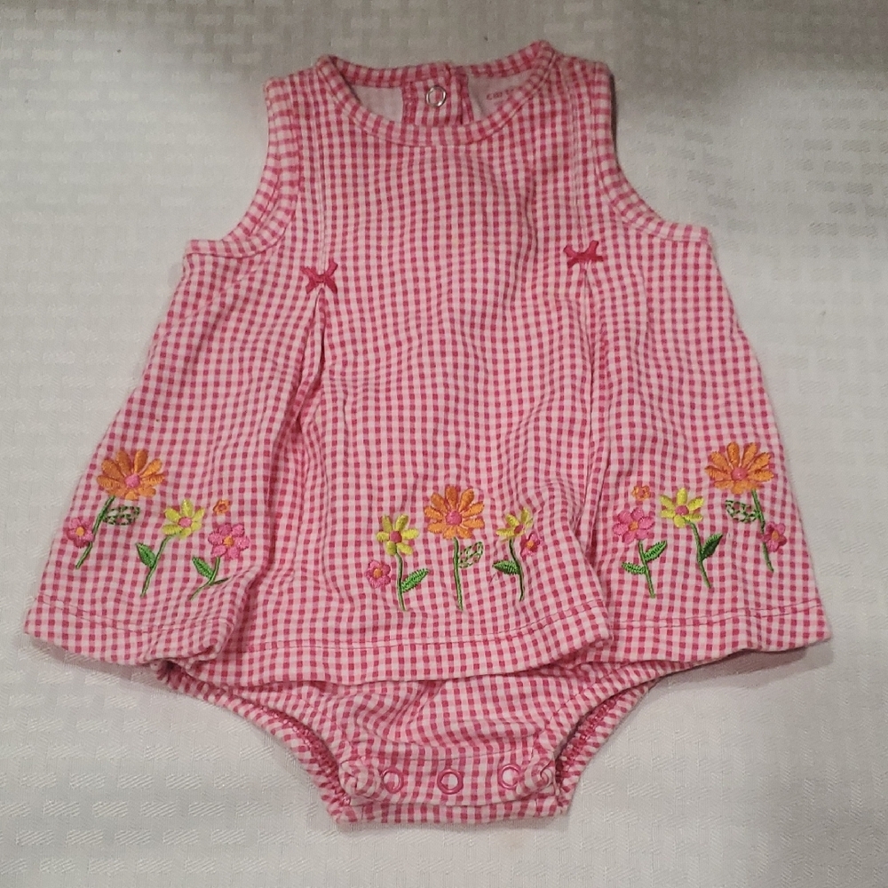 child of mine Pink Floral & Gingham Baby Mix Bundle Of Cloths - Picture 3 of 9